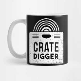 Crate Digger // Vintage Vinyl Record Collector Mug